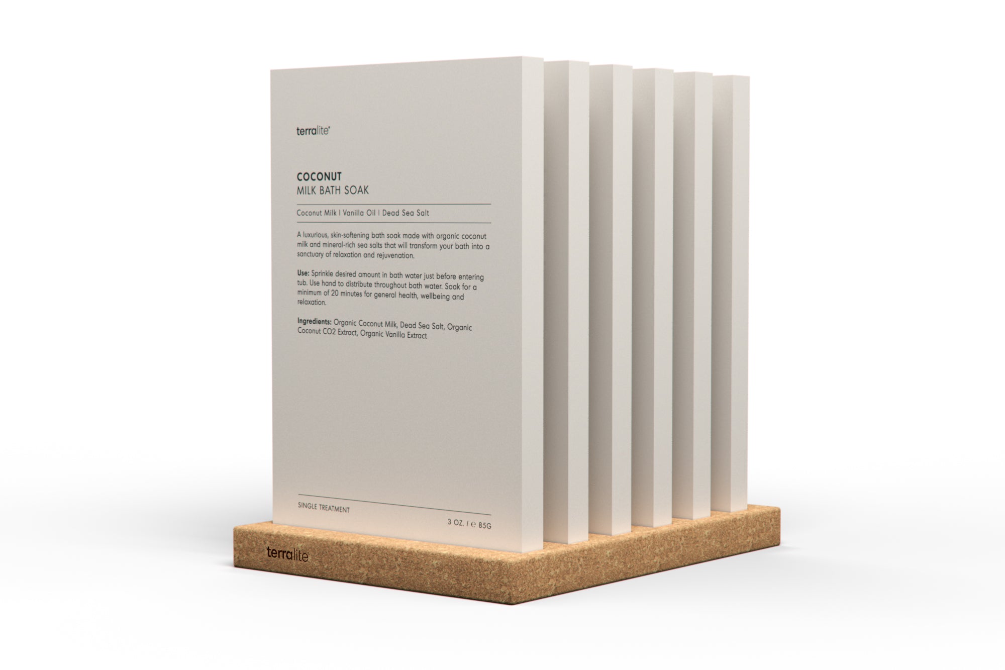 Cork Display Stand for Single Use Products