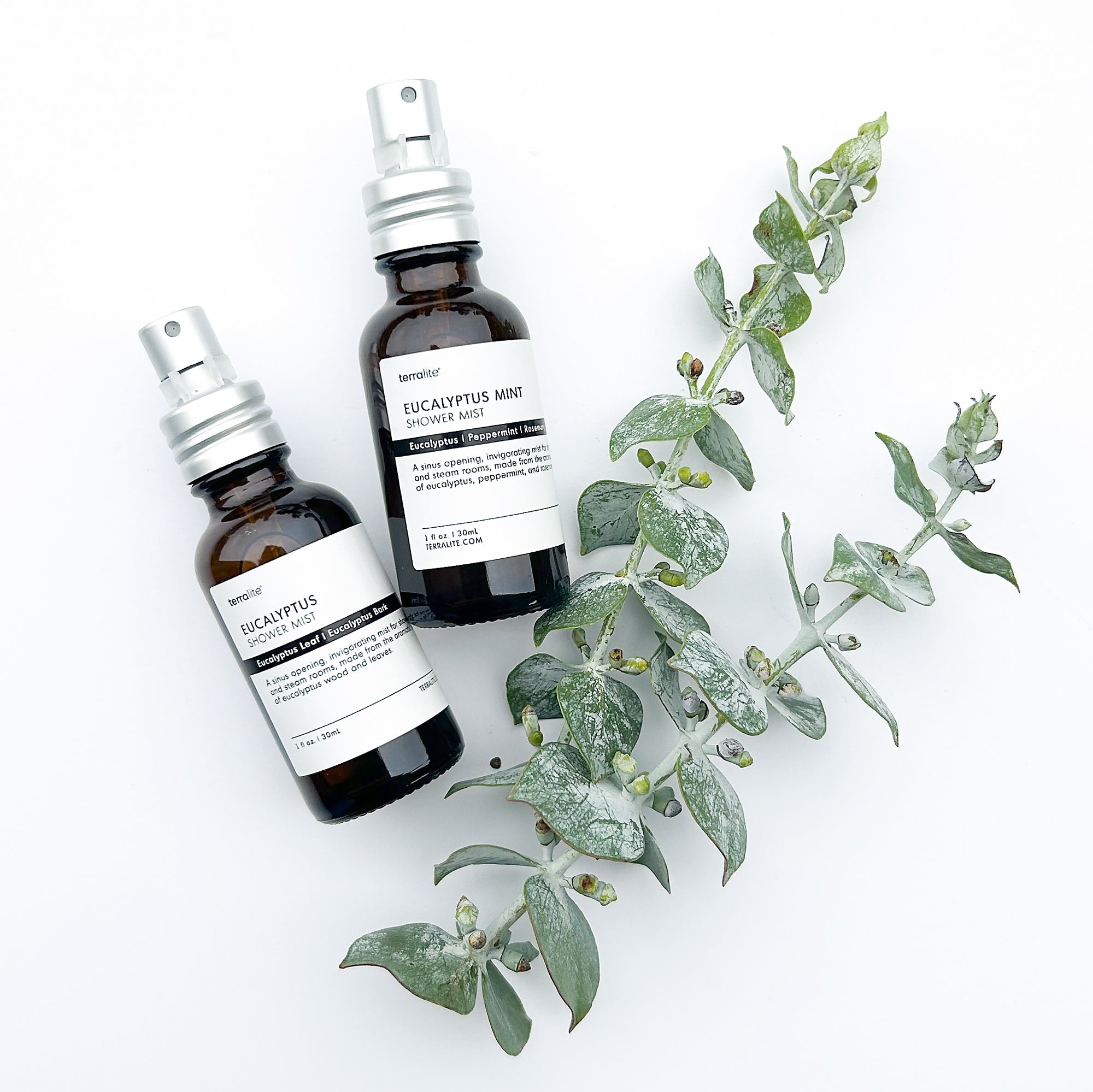 Eucalyptus and Eucalyptus Mint Shower Mist