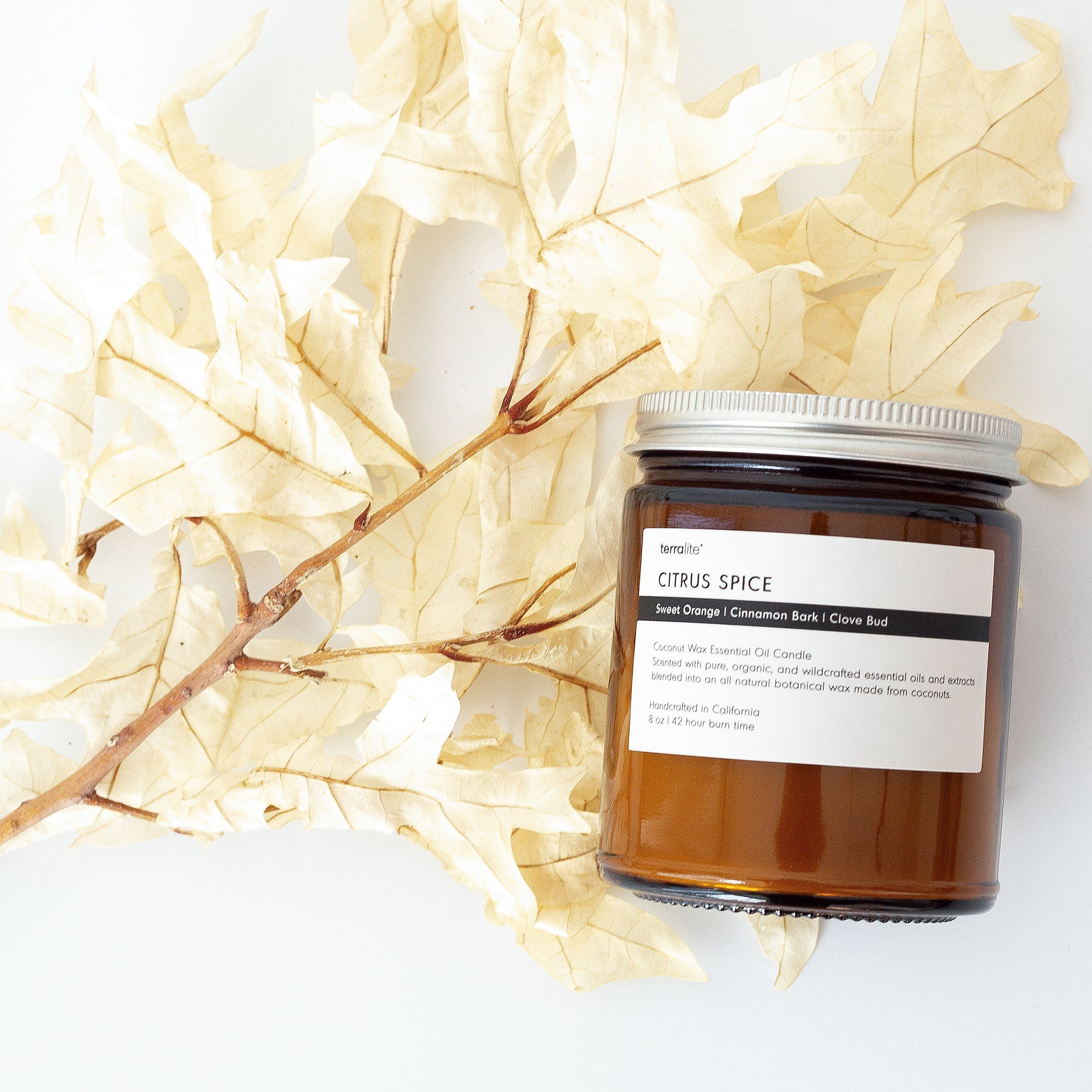 Citrus Spice Essential Oil Candle - 8 oz.