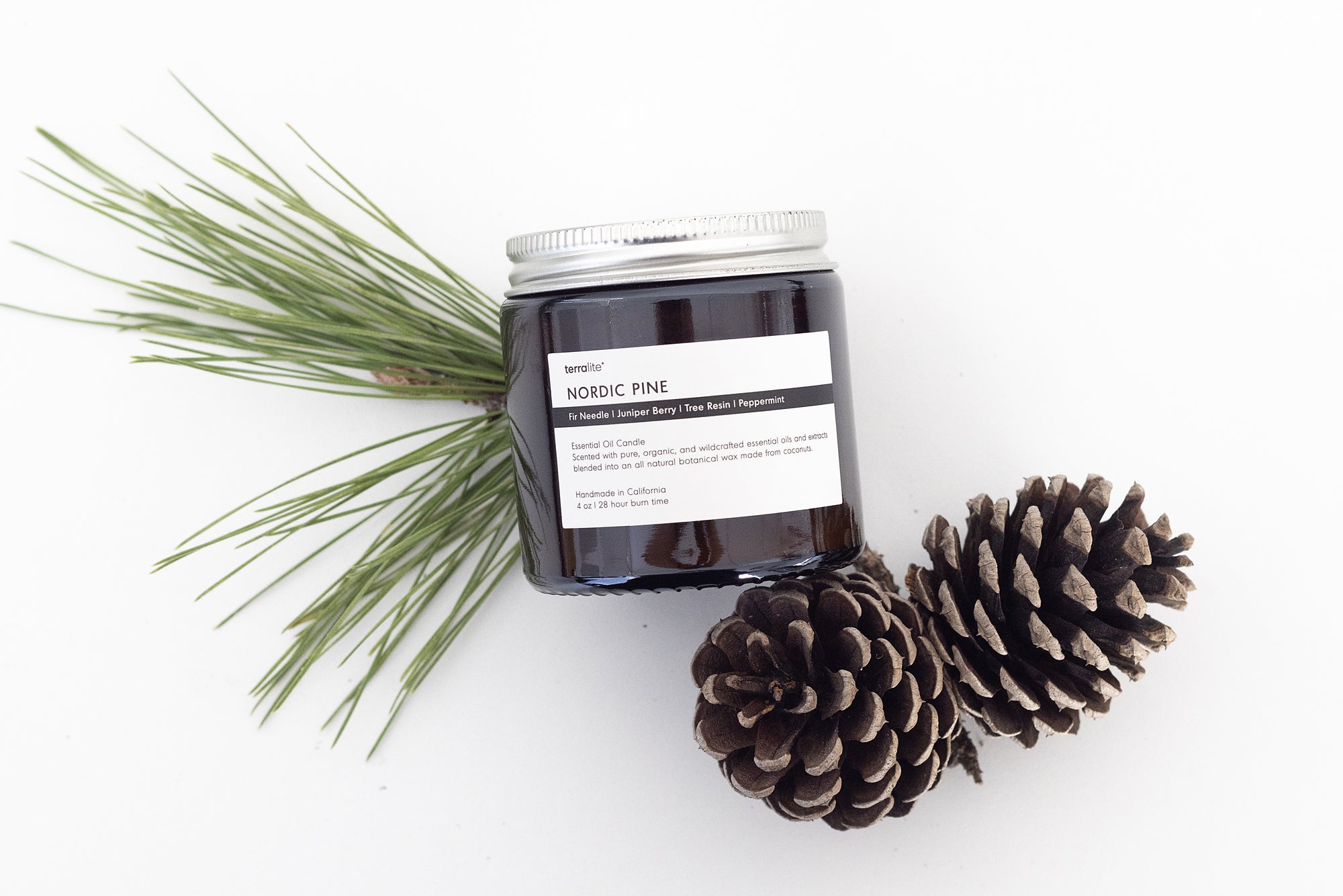 Nordic Pine - Essential Oil Candle (travel)