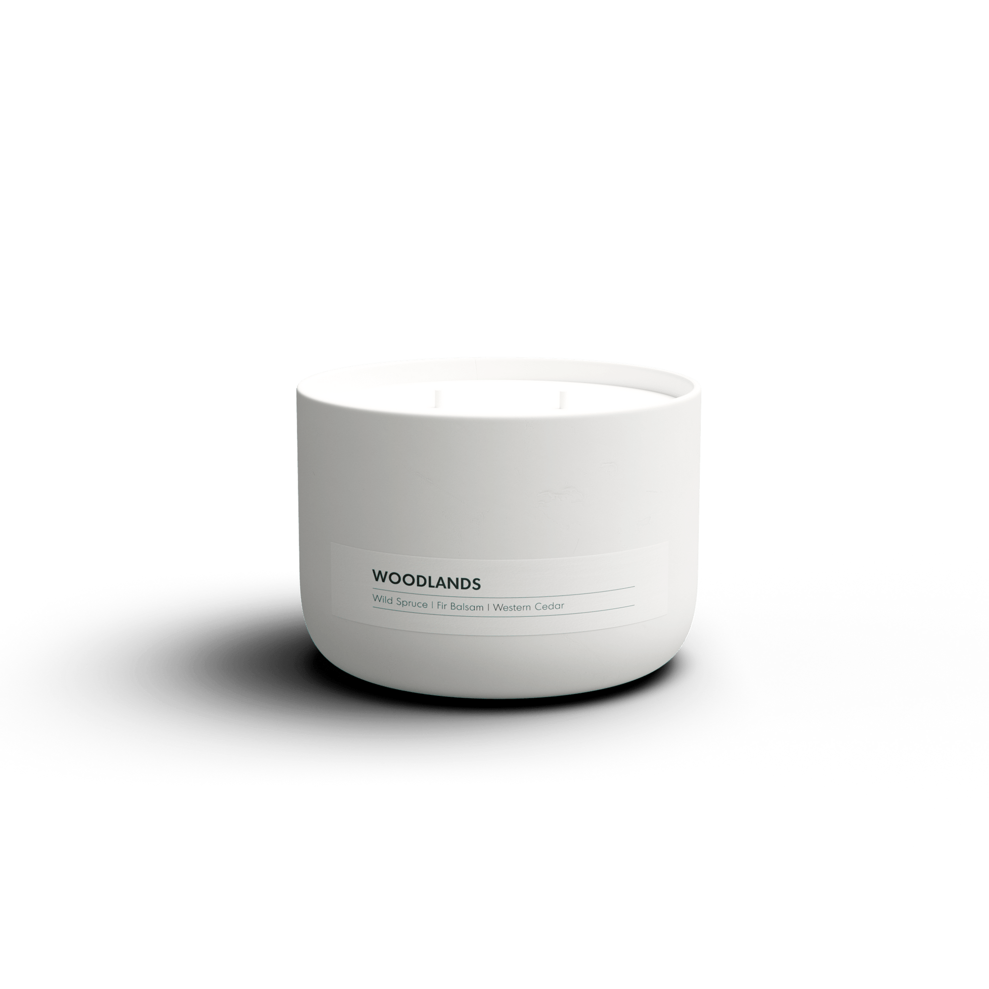 Woodlands Essential Oil Ceramic Candle no lid